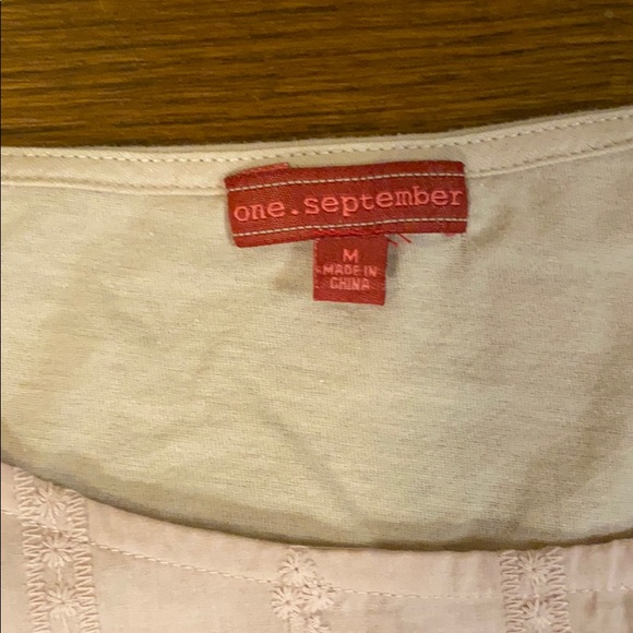 Anthropologie One September soft lacy top size medium - Picture 5 of 11